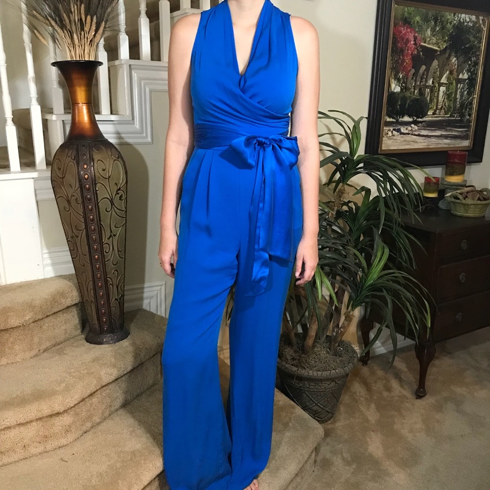 💙 Catherine Malandrino Favorites 100% Silk Jumpsuit